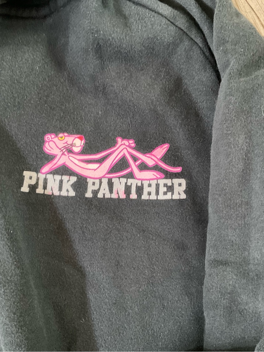 PINK PANTHER Black Full Zip Hoodie